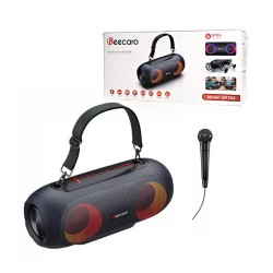 Beecaro Portable Bluetooth Speaker GF702 with Microphone 3000mAh Black Beecaro Portable Bluetooth Speaker GF702 with Microphone 3000mAh Black